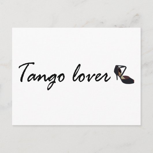 Tango Lover Produkte! Postkarte (Vorderseite)