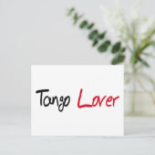 Tango Lover Produkte! Postkarte (Stehend Vorderseite)