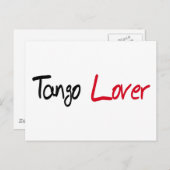 Tango Lover Produkte! Postkarte (Vorne/Hinten)