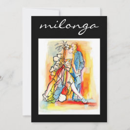 Tango Milonga Einladung