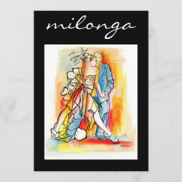 Tango Milonga Einladung