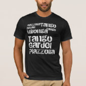 Tango Milonga und Piazzolla T-Shirt (Vorderseite)