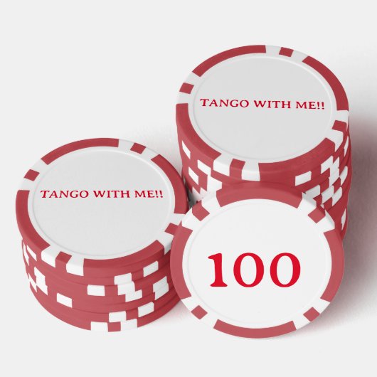 TANGO MIT MIR! JOKE POKER POKERCHIPS (Stapel)