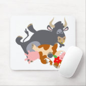 Tango! Mousepad (Stier und Cartoon) (Mit Mouse)