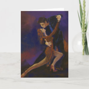 Tango of Souls Fine Art Grußkarte Maureen A. G Karte