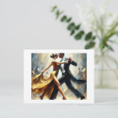 Tango Postkarte (Stehend Vorderseite)