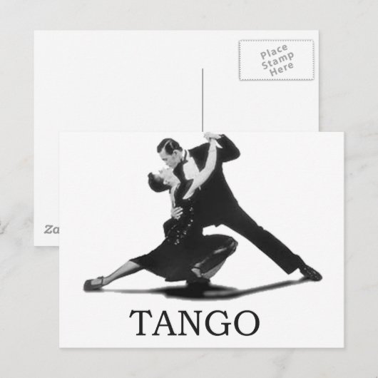 TANGO POSTKARTE (Vorne/Hinten)