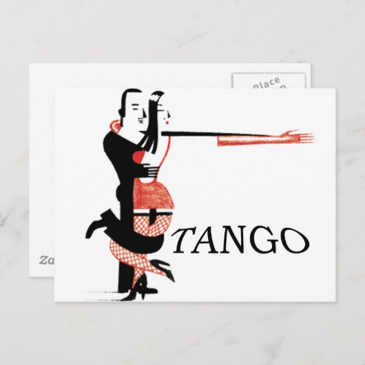 TANGO POSTKARTE (Vorne/Hinten)