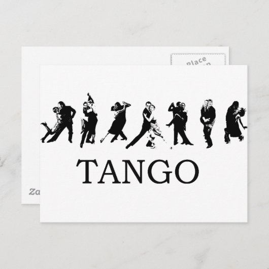 TANGO POSTKARTE (Vorne/Hinten)