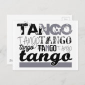 Tango Postkarte (Vorne/Hinten)