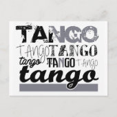Tango Postkarte (Vorderseite)