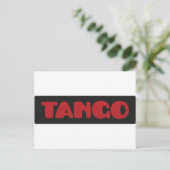 Tango Postkarte (Stehend Vorderseite)