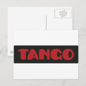 Tango Postkarte (Vorne/Hinten)