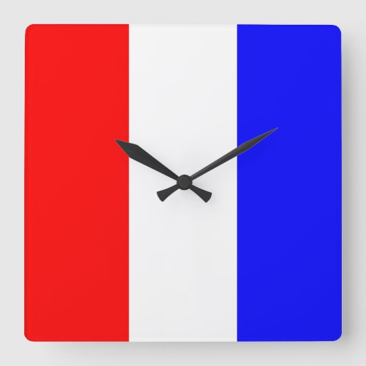 Tango Quadratische Wanduhr (Vorderseite)