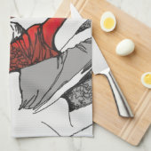 Tango Romantik Handtuch (Viertel Falte)