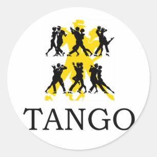 TANGO RUNDER AUFKLEBER
