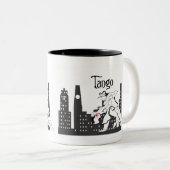 Tango-Stadt Zweifarbige Tasse (VorderseiteRechts)