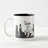 Tango-Stadt Zweifarbige Tasse (Links)