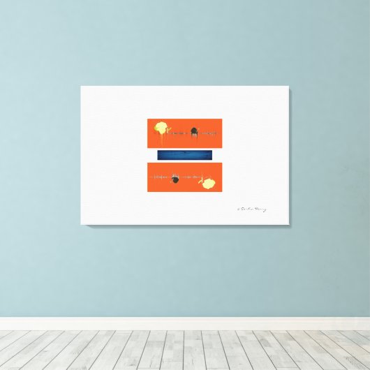 Tango Tango Leinwanddruck (Insitu (Holzboden))