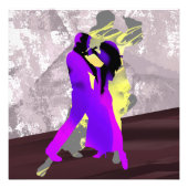 Tango-Tango-Tänzer Fotodruck (Vorne)