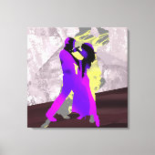 Tango-Tango-Tänzer Leinwanddruck (Vorderseite)