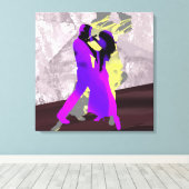 Tango-Tango-Tänzer Leinwanddruck (Insitu (Holzboden))