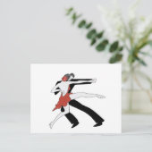 Tango/Tanz mit mir Postkarte (Stehend Vorderseite)