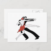 Tango/Tanz mit mir Postkarte (Vorne/Hinten)