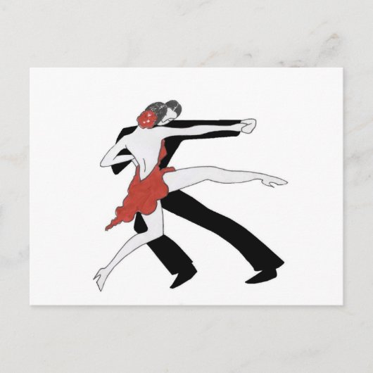 Tango/Tanz mit mir Postkarte (Vorderseite)