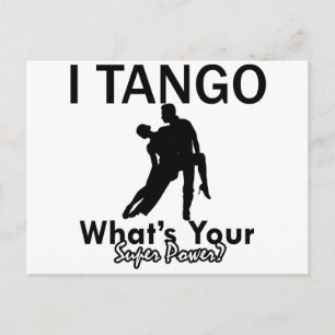 Tango-Tanzdesigns Postkarte