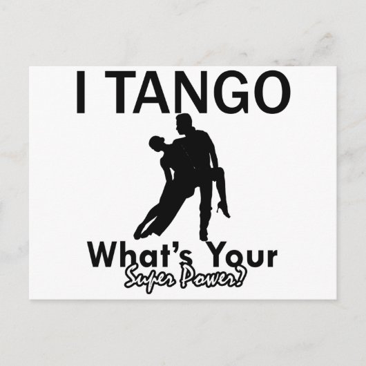 Tango-Tanzdesigns Postkarte (Vorderseite)