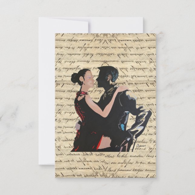 Tango-Tänzer (Vorderseite)