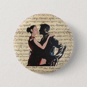 Tango-Tänzer Button