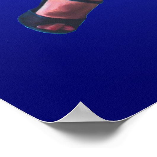 Tango-Tänzer - Handmalerei Poster (Ecke)