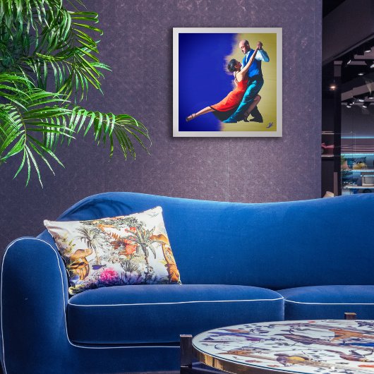 Tango-Tänzer - Handmalerei Poster