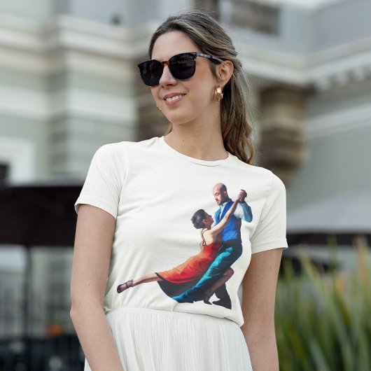 Tango-Tänzer - Handmalerei T-Shirt