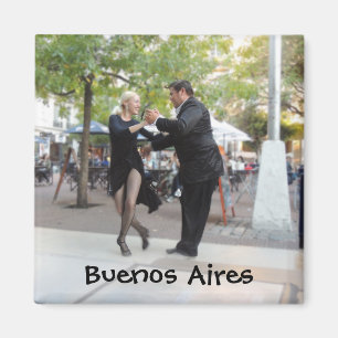 Tango-Tänzer in der Piazza Dorrego Magnet