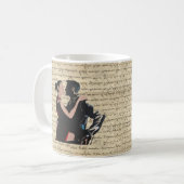 Tango-Tänzer Kaffeetasse (Vorderseite Links)