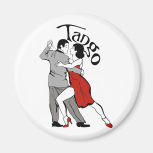 Tango-Tänzer Magnet