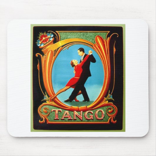 Tango-Tänzer Mousepad (Vorne)