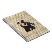 Tango-Tänzer Notizblock (Rechte Seite)