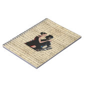 Tango-Tänzer Notizblock (Linke Seite)