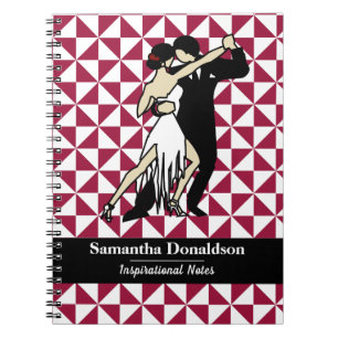 Tango-Tänzer Notizblock