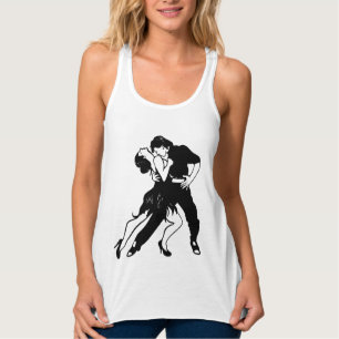 Tango-Tänzer-Silhouette Tank Top