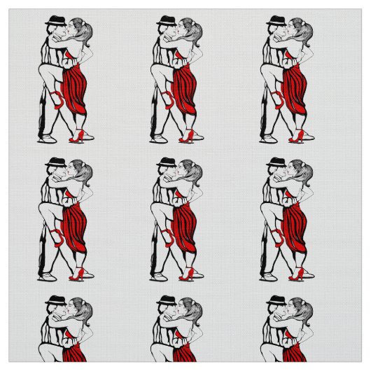 Tango-Tänzer Stoff (Muster)