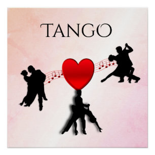 Tango-Tänzer Tangy Poster