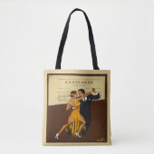 Tango-Tänzer-Vintage Plakat-Druck-Taschen-Tasche Tasche (Vorderseite)