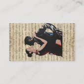 Tango-Tänzer Visitenkarte (Rückseite)