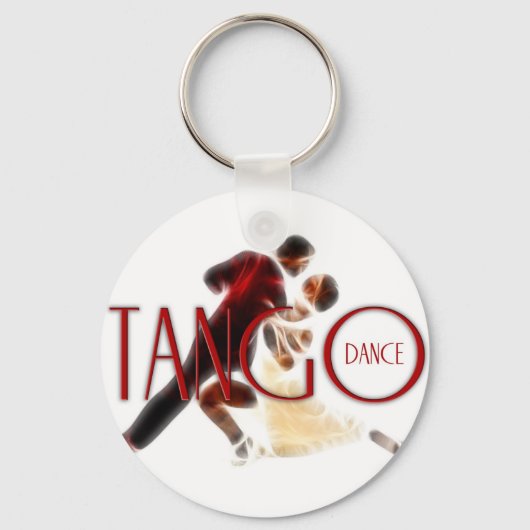 Tango tanzt rot schlüsselanhänger (Vorderseite)