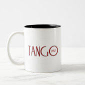Tango tanzt zweifarbige tasse (Links)